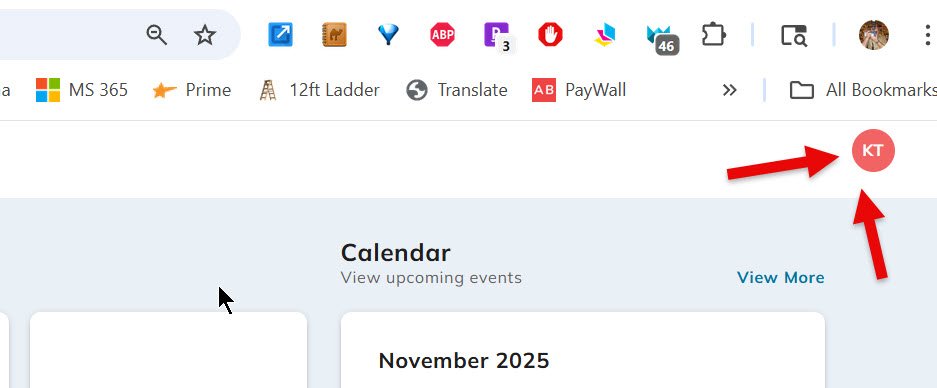 Where to click to add account