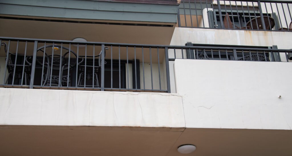 Cracks, Rust in stucco replaced in 2017