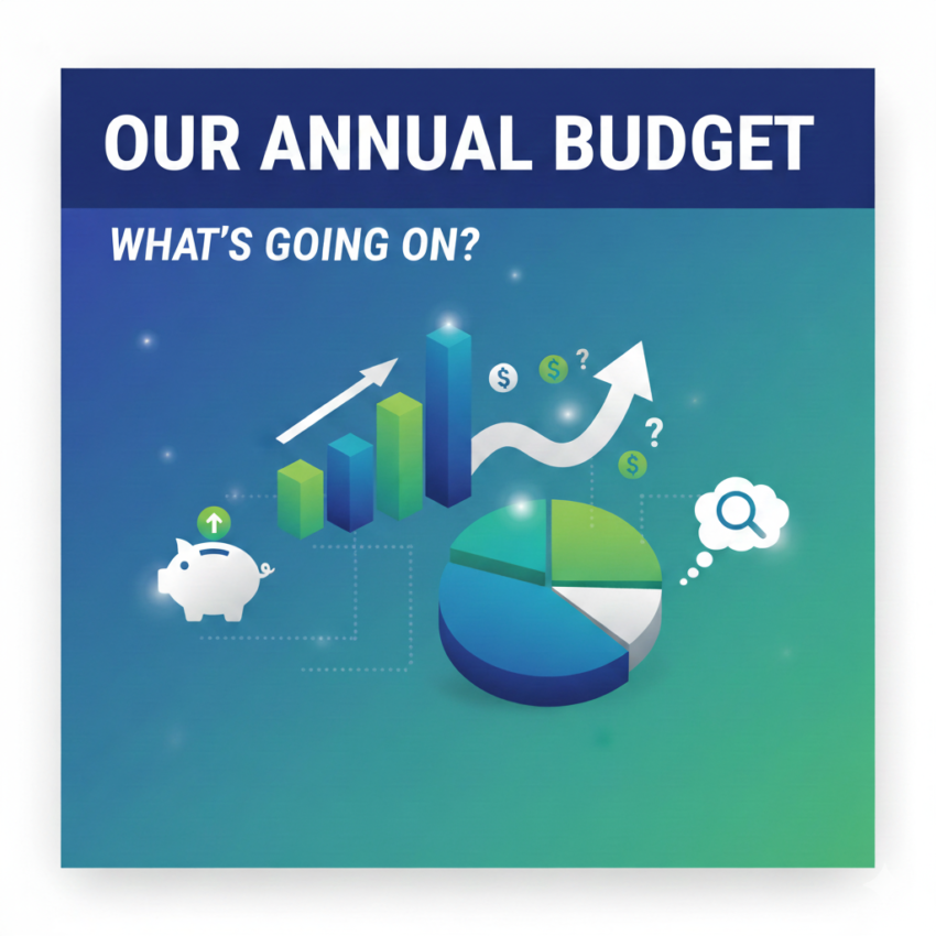 Our Annual Budget – What’s Going On?