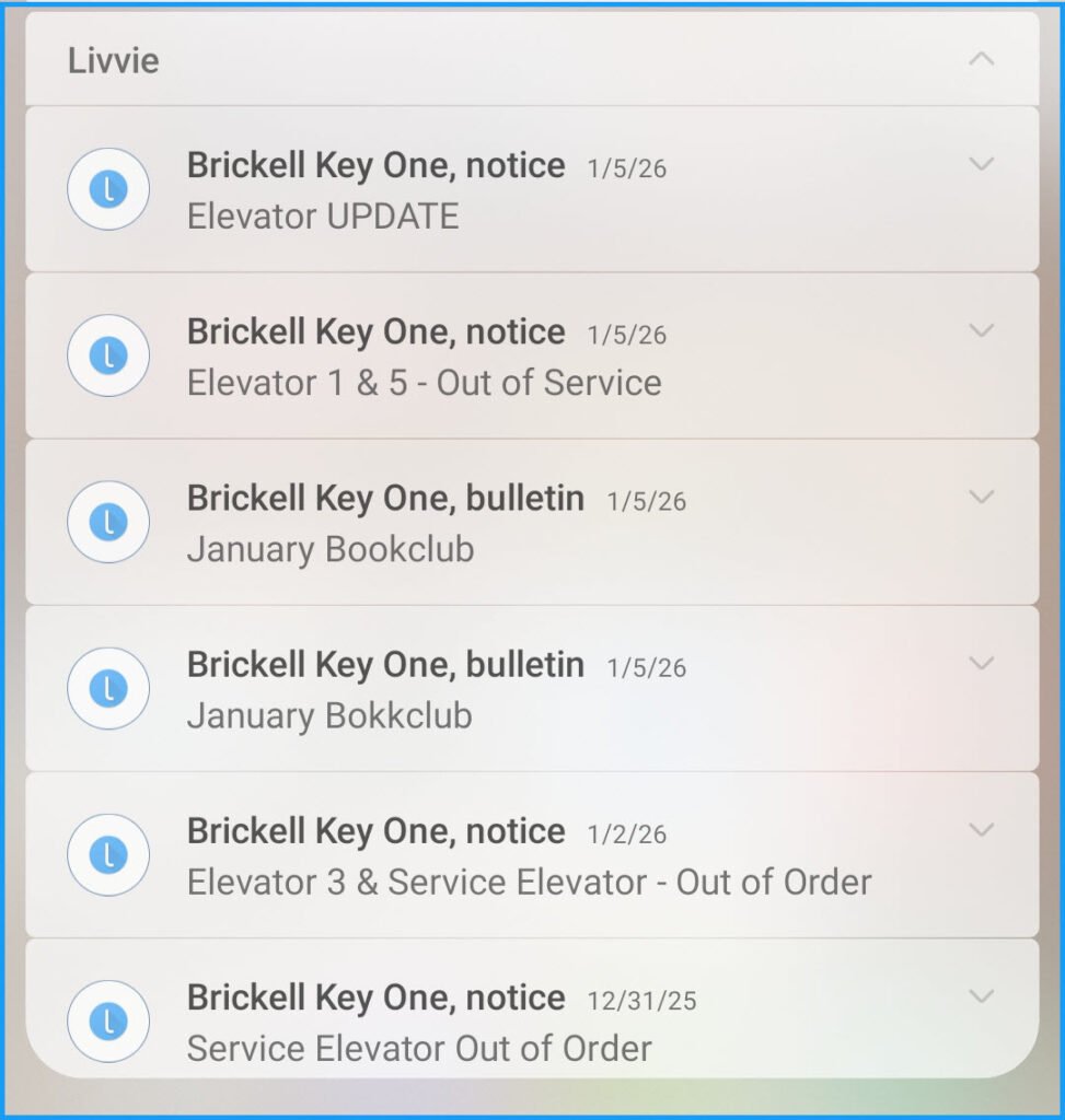 Livve Notifications