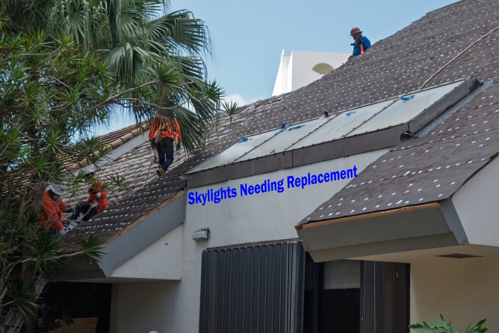Office Skylights not replaced, not currently hurricane resistant