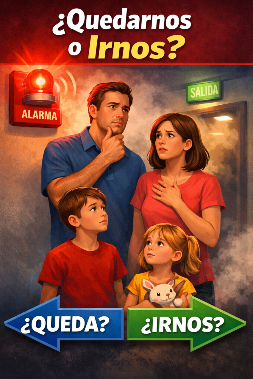 ¿Debo quedarme o debo irme?