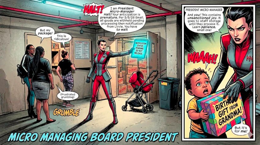 Micro Managing Board President
