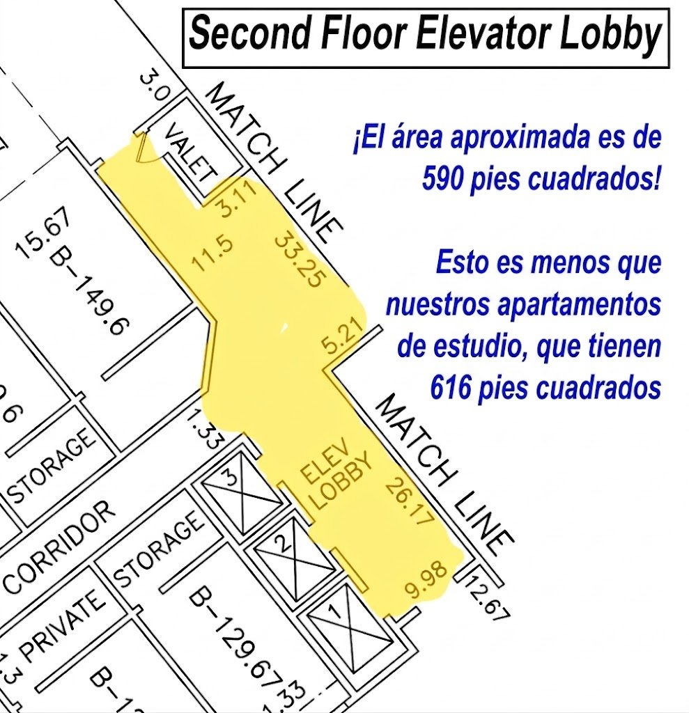 El Vestíbulo del Ascensor del Segundo Piso